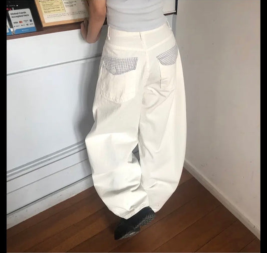 [韓國彎刀] 格紋褲