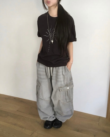 太陽圖騰短板Tee