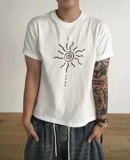太陽圖騰短板Tee