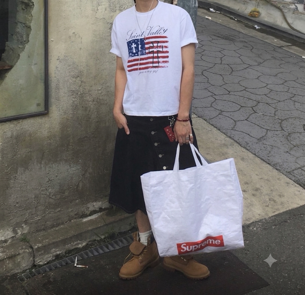 短版國旗上衣